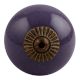 Purple Round Antique Fitting Ceramic Knob